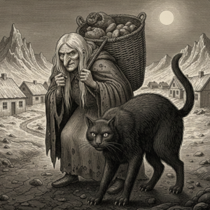 Gryla and the Yule Cat of Iceland. Dark Christmas, European Christmas Traditions