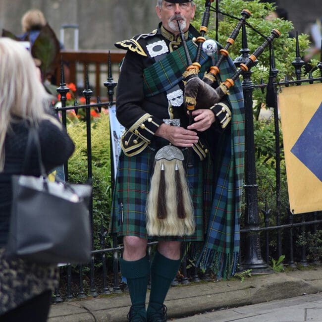 Piper in Scotland