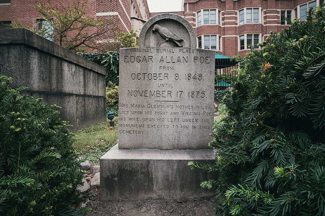 Edgar Allan Poe's Baltimore Discover the enduring legacy of Edgar Allen Poe in Baltimore, Maryland. America's Shadows Weekends