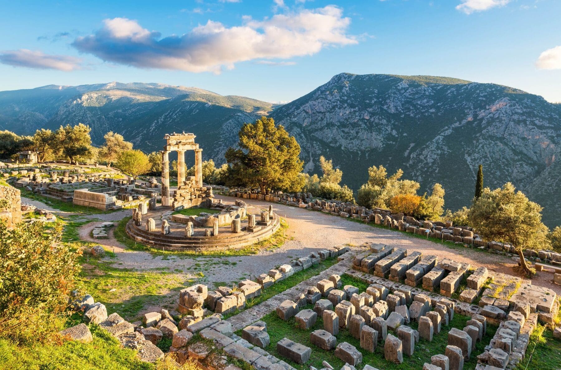 Delphi, Greece. Haunted travel, spiritual travel
