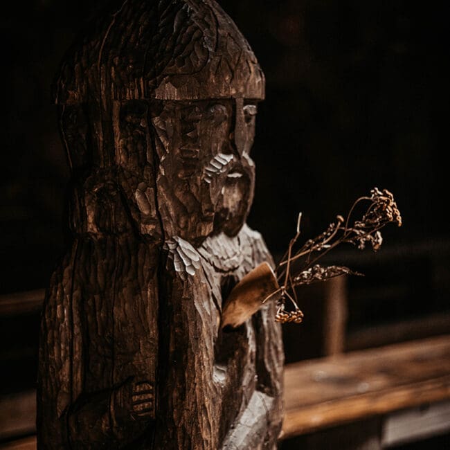 Slavic folk carving