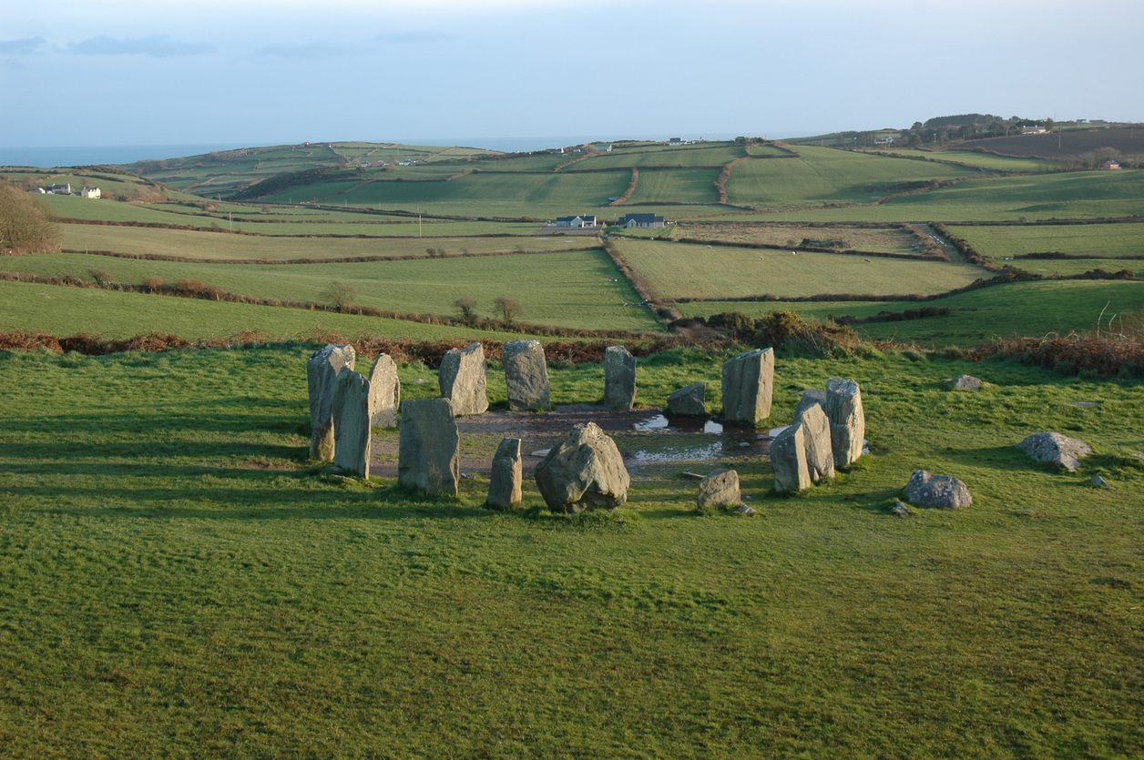 Drombeag Stone Circle in Cork, Ireland