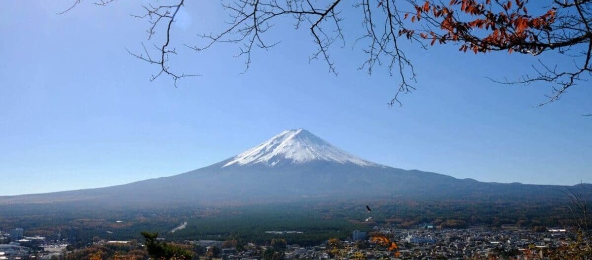 View of Mount Fuji