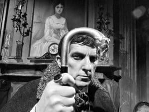 Jonathan Frid as vampire Barnabas Collins in Dark Shadows