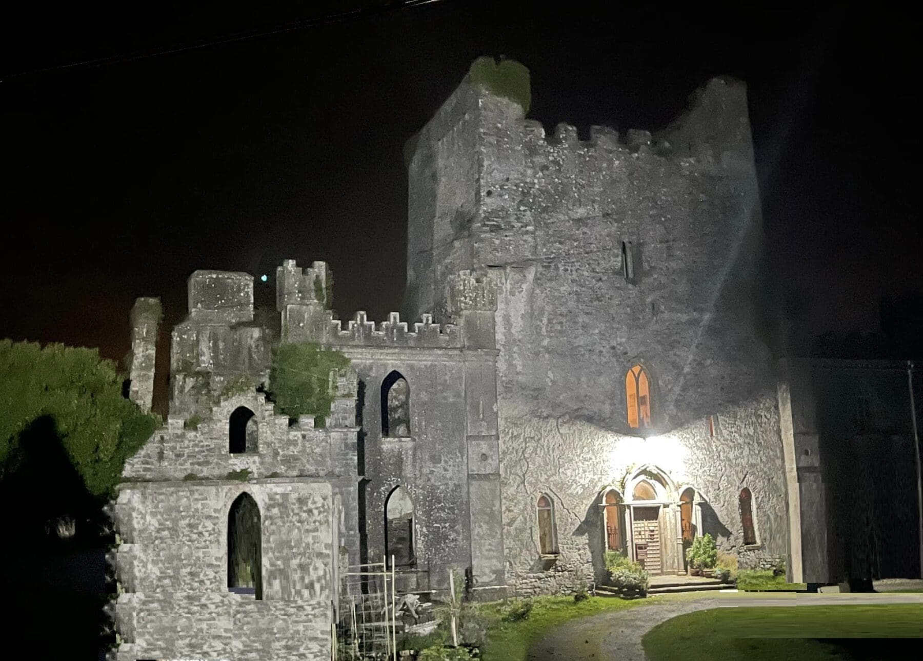 Leap Castle at Night, Ireland