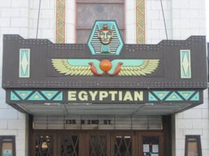 The Haunted Egyptian Theatre in Illinois