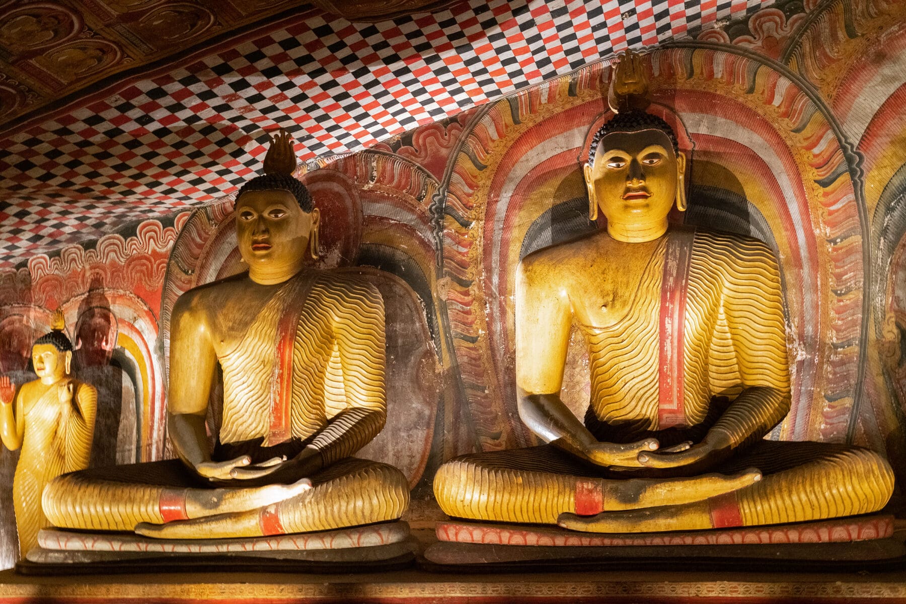 Buddhist Dambulla cave temple (Golden Temple of Dambulla), Sri Lanka