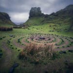 The Fairy Glen (Faerie) near Uig, Isle of Skye, Scotland, UK