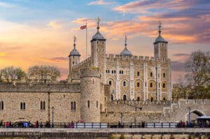 The Haunted Tower of London, a haunted castle infamous for its supernatural activity.