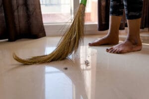 According to Indian superstition, sweeping your home after dark is bad luck.