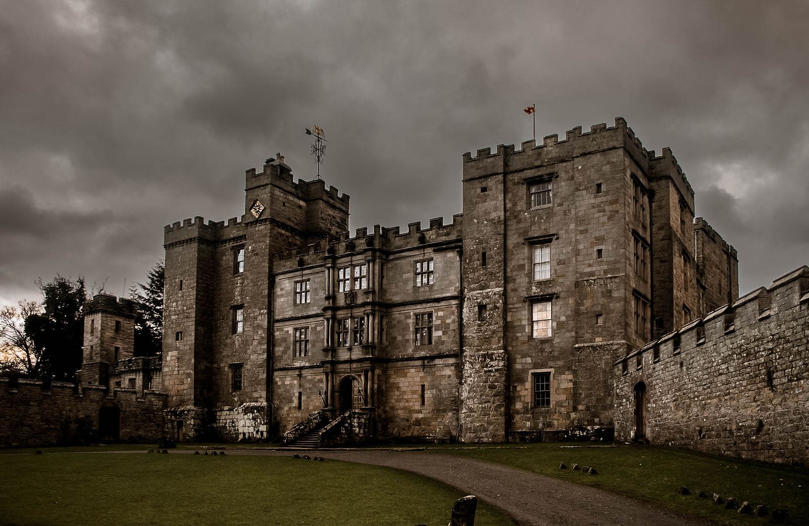 Chillingham Castle, Northumberland, England. Haunted places, castle tours, tour castles