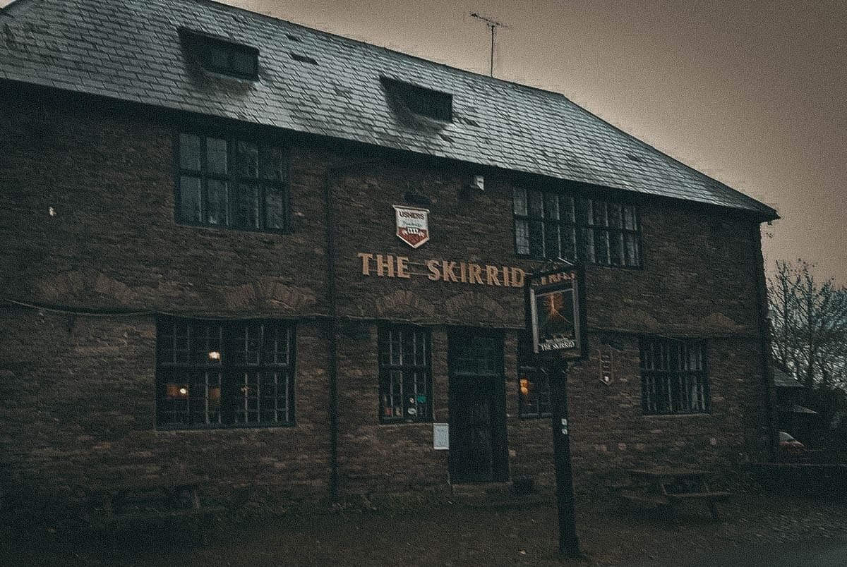 The Skirrid Mountain Inn, Wales, UK. Mysterious trip, breathtaking journey