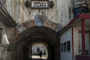 The haunted halls of Jilava Prison, Bucharest, Romania. A supernatural tourism destination for Halloween..