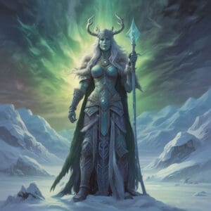 Skadi, Norse Frost Giant and Goddess of Winter. Mysterious Adventures, Supernatural, Transformational Travel