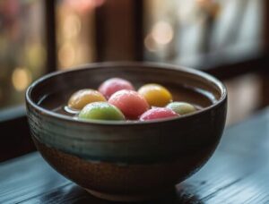 Tangyuan, a traditional Dongzhi Festival food. Transformational Travel, Spiritual Journey