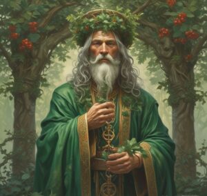 The Celtic Holly King, legends, ancient mysteries