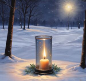 The Candle, a guiding light through the darkness of Winter. Spirit, Spiritual Journey, Magical , Magical Journey