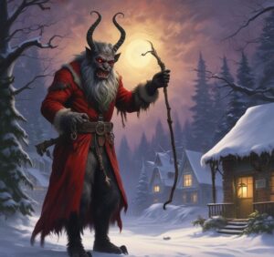 The Krampus. Supernatural, mysterious adventures