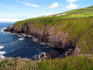 Cliffs along the Dingle Way towards Slea Head. Photo via Pam Brophy, CC BY-SA 2.0. Mysterious Adventures, Spiritual Journey