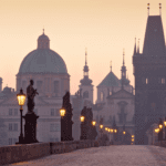 Charles Bridge into Prague. Transformational Travel, Adventure in Travel