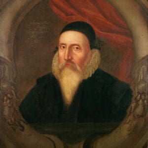 John Dee, painted at age 67 by an unknown artist. Transformational travel