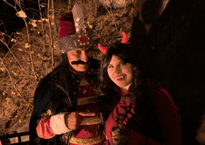 Travelers enjoyed a once-in-a-lifetime Halloween Party at the infamous Bran Castle. Transformational Travel, Mysterious Adventures