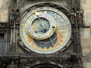 Astrological Clock in Prague. Mysterious Adventures, Transformational Travel