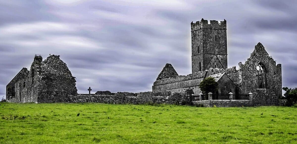 Clare Abbey, Co. Clare, Ireland. Transformational Travel, Travel in Ireland