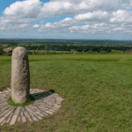 The Speaking Stone at the Hill of Tara.