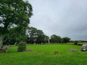 Grange Stone Circle, Limerick. Photo taken by our writer, Lady Ann. Spiritual Journey, Mysterious Adventures