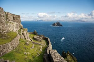 The mystical island Skellig Micheal. Paranormal