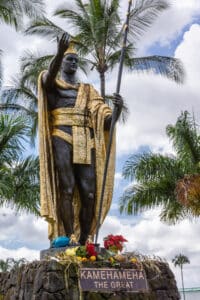 Statue of King Kamehameha I, Hilo, Hawaii. spiritual, Hawaii Tours