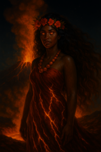 Pele, the Hawaiian goddess of fire. spiritual, Hawaiian tour
