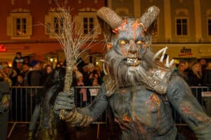 A Krampus Parade, Klagenfurt, Austria. Halloween Travel, Halloween