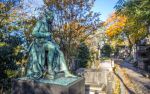 Pere La Chaise Cemetery. Haunted Paris Catacombs
