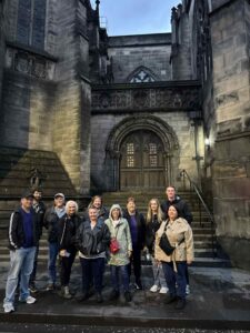 Arrival in Edinburgh. Witches and Phantoms of Scotland Tour with Sarah Lemos, Spiritual Tour