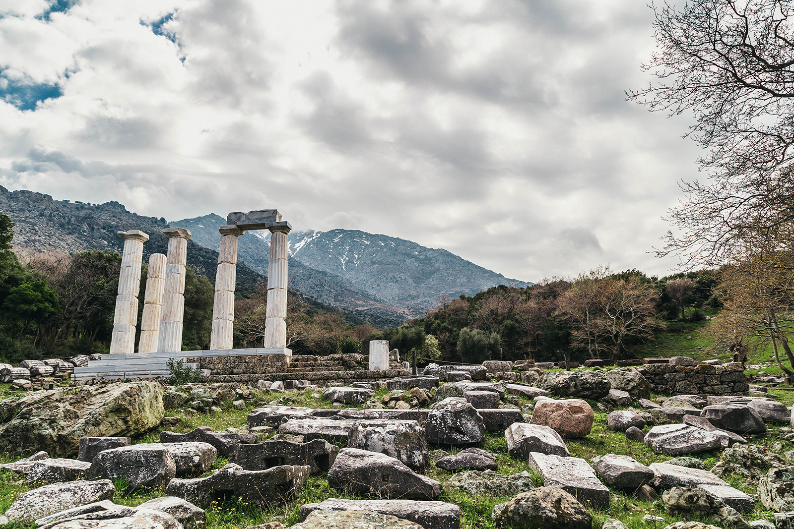 Temple of the Gods, Samothrace, Greece. Mythological Sites