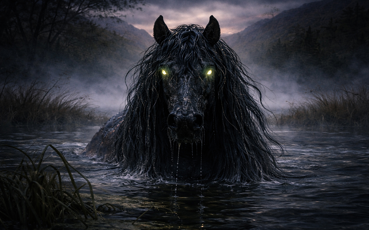 The Each-Uisge, Scotland's sinister water horse. Legendary Cryptids, Scotland