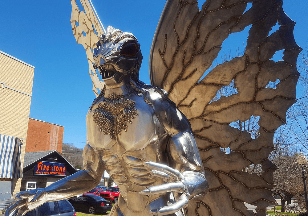 mothman statue CHRISTOPHERJROWLEY DREAMSTIME.COM