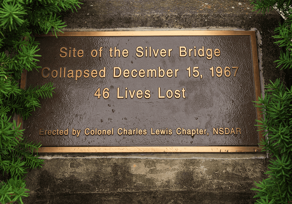 silver bridge marker
